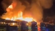 India News | J-K: Fire Breaks out at Kupwara Bus Stand; No Casualties