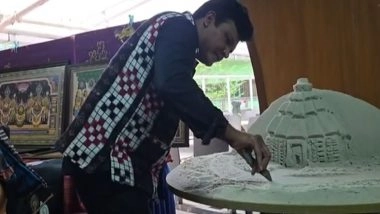 Entertainment News | Sudam Pradhan Showcases Odisha's Rich Culture Through Live Sand Art Performance in Singapore