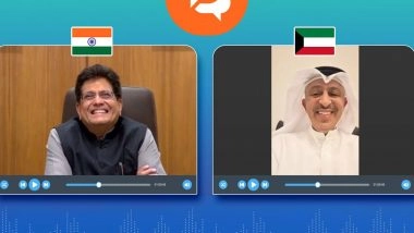 World News | Piyush Goyal Talks to Kuwaiti Counterpart Post Ceasefire Declaration in Region