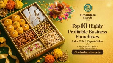 Business News | Top 10 Highly Profitable Business Franchises in India 2026: Maximize Your Returns