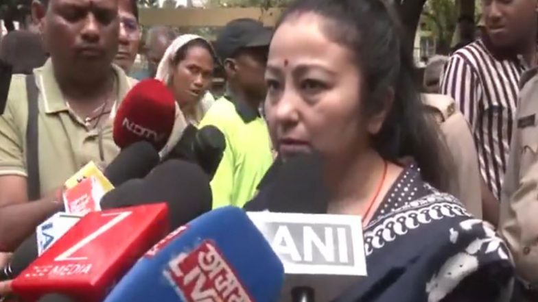 India News |  Assam Polls : Zubeen Garg's Wife and Sister Cast Their Votes in Dispur