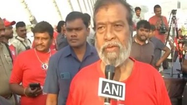 India News | Telangana Health Minister Leads Human Chain on Durgam Cheruvu Bridge for AIDS Awareness