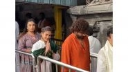 Entertainment News | Nayanthara, Vignesh Shivan Seek Blessings at Tirumala Venkateswara Temple