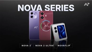 Business News | Ai+ Smartphone Launches Nova Series With Customisable Technology, Expands Into Tablets and Wearables