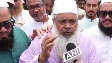 India News | AIUDF Chief Badruddin Ajmal Cast His Vote in Hojai, Appeals for Support in Assam Polls