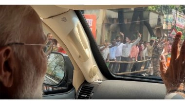 India News | PM Modi Holds Massive Roadshow in Asansol Ahead of West Bengal Assembly Polls