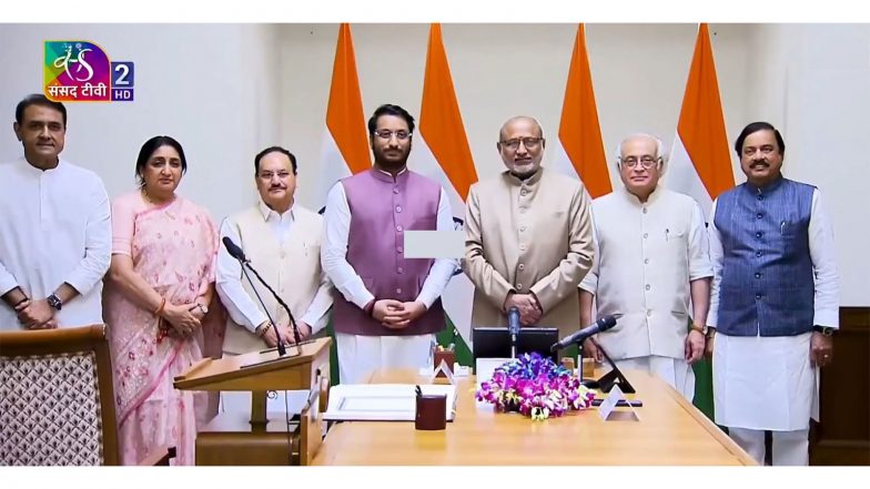 India News | NCP's Parth Pawar Sworn in as Rajya Sabha Member