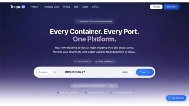 Business News | Traqo Launches AI-Powered Container Tracking for Export and Import Operators