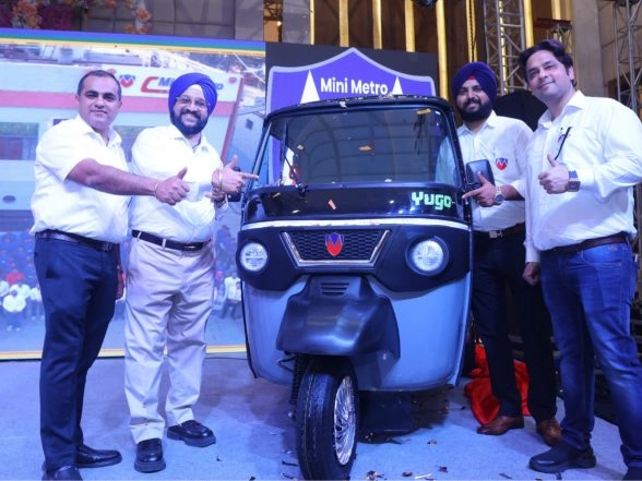 Business News | Mini Metro EV Launches 'Yugo' with 325km Range, Backs Growth with Rs. 70 Crore Investment Plan