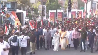 India News | West Bengal CM Mamata Banerjee Campaigns in Support of TMC's Baranagar Candidate, Sayantika Banerjee