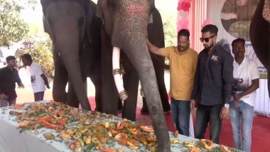 India News | Special Event Held at Jaipur's Hathi Gaon Ahead of Anant Ambani's Birthday