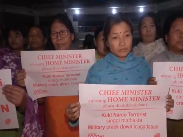 India News | Manipur: COCOMI Demands Justice for Two Children Killed in Tronglaobi Bomb Attack