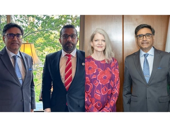 World News | Foreign Secretary Misri Discusses India-US Cooperation with FBI Director Kash Patel, Under Secy Allison Hooker