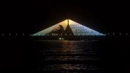 Entertainment News | Mumbai: Bandra-Worli Sea Link Illuminated on Anant Ambani's 31st Birthday