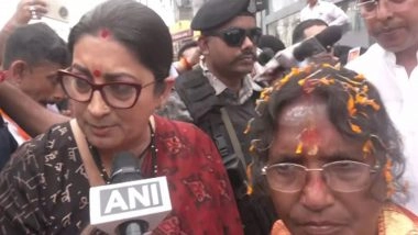India News | TMC Goons Harassing RG Kar Victim's Mother: Smriti Irani