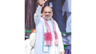 India News | Amit Shah to Unveil BJP's 'Sankalp Patra' in Kolkata Today, Pledges Change in West Bengal