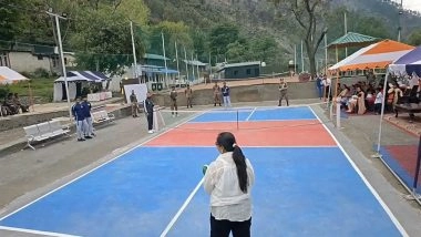 Sports News | CRPF's 84 Battalion Inaugurates J-K's First Pickleball Court