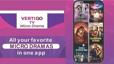 Business News | Vertigo TV and Balaji Studios, a Division of Balaji Telefilms Collaborate for Hindi Vertical Dramas