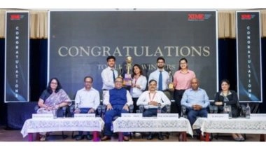 Business News | XIME Celebrates Foundation Day with South India Finals of Maria Philip Future Leaders Debate Competition; Winners Announced