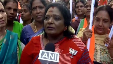 India News | TN Elections 2026: Tamilisai Soundararajan Begins Mylapore Campaign with Temple Prayers, Expresses Confidence in BJP Victory