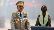 World News | Myanmar President Min Aung Hlaing Flags Challenges Ahead, Seeks to Restore ASEAN Ties