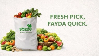 Business News | Beyond the 10-Minute Rush: Sbzee's Fresh Vegetable Delivery in Noida