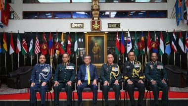 India News | Defence Secretary Visits Defence Services Staff College, Wellington for Convocation Ceremony of 81st Staff Course