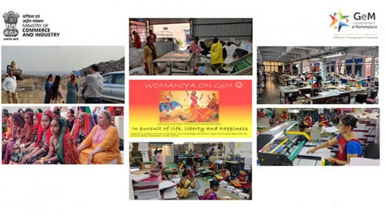 Business News | Womaniya' Initiative of GeM, Sees 27.6% Growth, Rs 28,000 Crore Contracts Awarded to Women MSEs