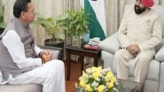India News | Uttarakhand CM Dhami Pays Courtesy Visit to Governor Gurmit Singh at Lok Bhavan