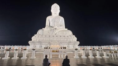 World News | MoS Kirti Vardhan Singh Offers Prayers at Maravijaya Pagoda in Naypyidaw