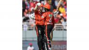 Sports News | IPL 2026: Abhishek Sharma's Blistering 74 Helps SRH Post 219/6 Vs PBKS