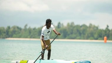 Sports News | Little Andaman Pro 2026: Sekar Secures Men's SUP Technical Title, Arthi Wins Women's Race