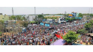 India News | Tamil Nadu Deputy CM Udhayanidhi Stalin Seeks Votes for DMK Candidate Kathiravan