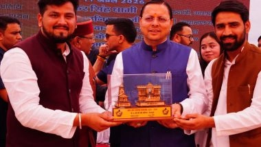 India News | Uttarakhand CM Dhami Attends Student Union Function at DAV PG College in Dehradun