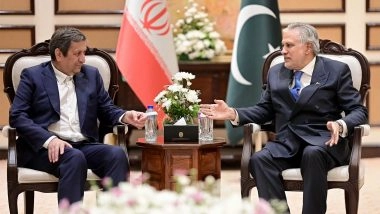 World News | Iran Central Bank Governor Hemmati Meets Pakistan's Deputy PM Ishaq Dar