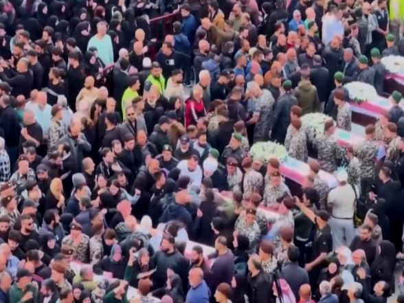 World News | Mourning in Sidon After Israeli Strike Kills 13 Lebanese Security Personnel: New York Times