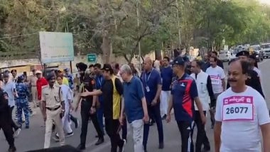India News | Bihar Governor, DGP Participates in 'Raftaar-e-Sukoon' Marathon for Senior Citizens