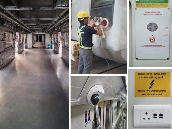 India News | DMRC Launches Mid-life Refurbishment of Blue Line Trains to Enhance Safety and Passenger Experience