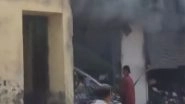India News | Madhya Pradesh: Massive Fire Breaks out at Sales Tax Office in Khandwa