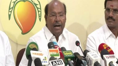 India News | PMK Chief Ramadoss Collapses During Campaign in Salem, Hospitalised
