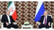 World News | Pezeshkian, Putin Discuss Regional Stability After US-Iran Peace Talks Fail in Islamabad