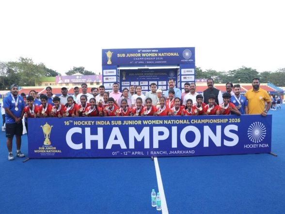 Sports News | Hockey Jharkhand Clinch Gold Medal at 16th Hockey India Sub Junior Women National Championship 2026