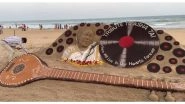 Entertainment News | Sudarshan Pattnaik Pays Heartfelt Tribute to Asha Bhosle Through Sand Art