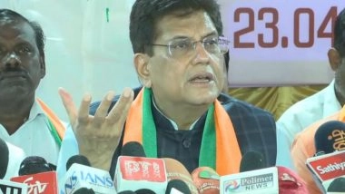 India News | DMK a Failed Government; People of Tamil Nadu Will Make Edappadi K Palaniswami CM: Piyush Goyal