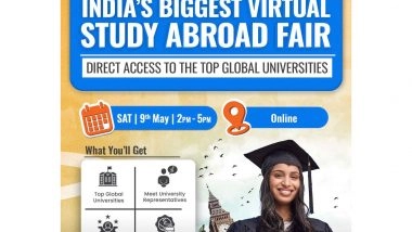 Business News | Azent Overseas Education Announces India's Biggest Study Abroad Fair on 9th May Featuring Top Global Universities