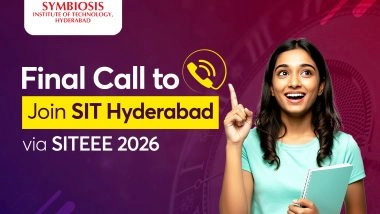 Business News | Admissions Closing at SIT Hyderabad Through SITEEE 2026 - Apply Now!