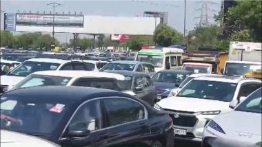 India News | Noida Link Road from Chilla Border Blocked Amid Workers' Protest: Delhi Traffic Police