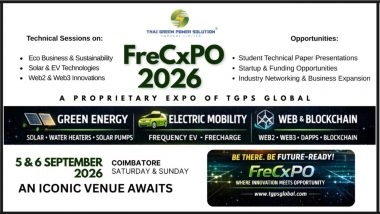 Business News | FreCxPO 2026 to Redefine the Future of Energy, Innovation, and Technology