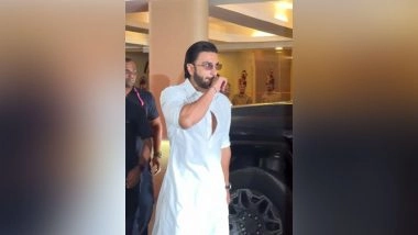 Entertainment News | Ranveer Singh Pays His Last Respects to Asha Bhosle