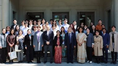 World News | Indian Delegation Visits Beijing Foreign Studies University, Engages with Students of Indian Languages and Culture